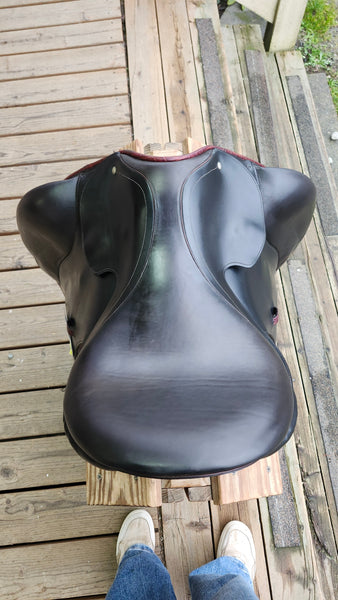 17.5" Greg Allen Custom Monoflap Dressage Saddle