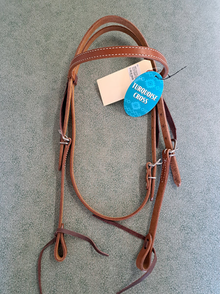 New Turquoise Cross Headstall