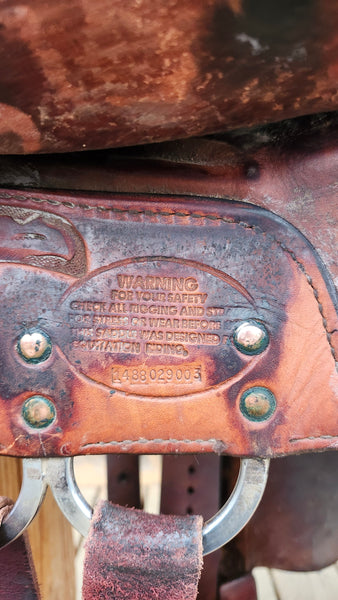 16" Vintage Circle Y Equitation Saddle