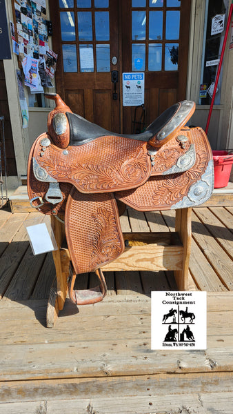 17" Dale Chavez Western Equitation Show Saddle
