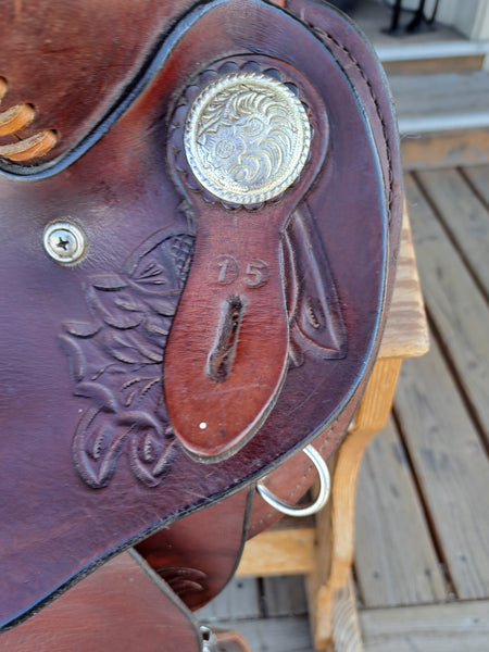 ON TRIAL 16" Blue Ridge Barrel Saddle