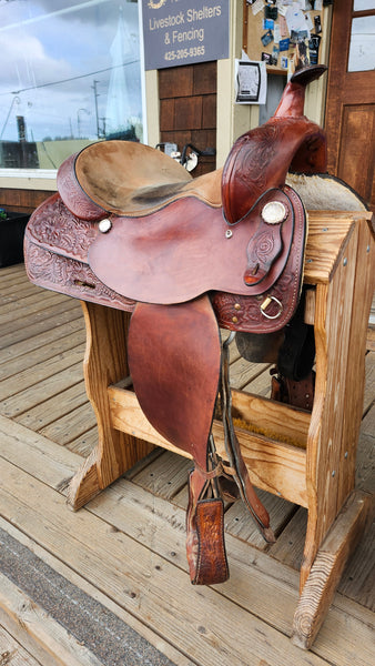16" Hereford Tex Tan Western Pleasure Trail Saddle