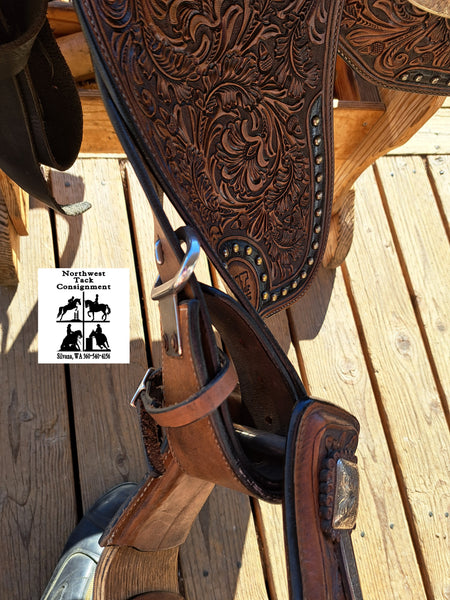 17" Wenger Custom Western Equitation Show Saddle