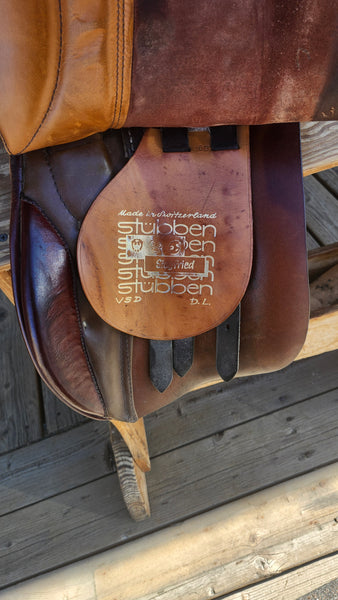 17" Stubben Siegfried VSD D.L. All Purpose English Saddle