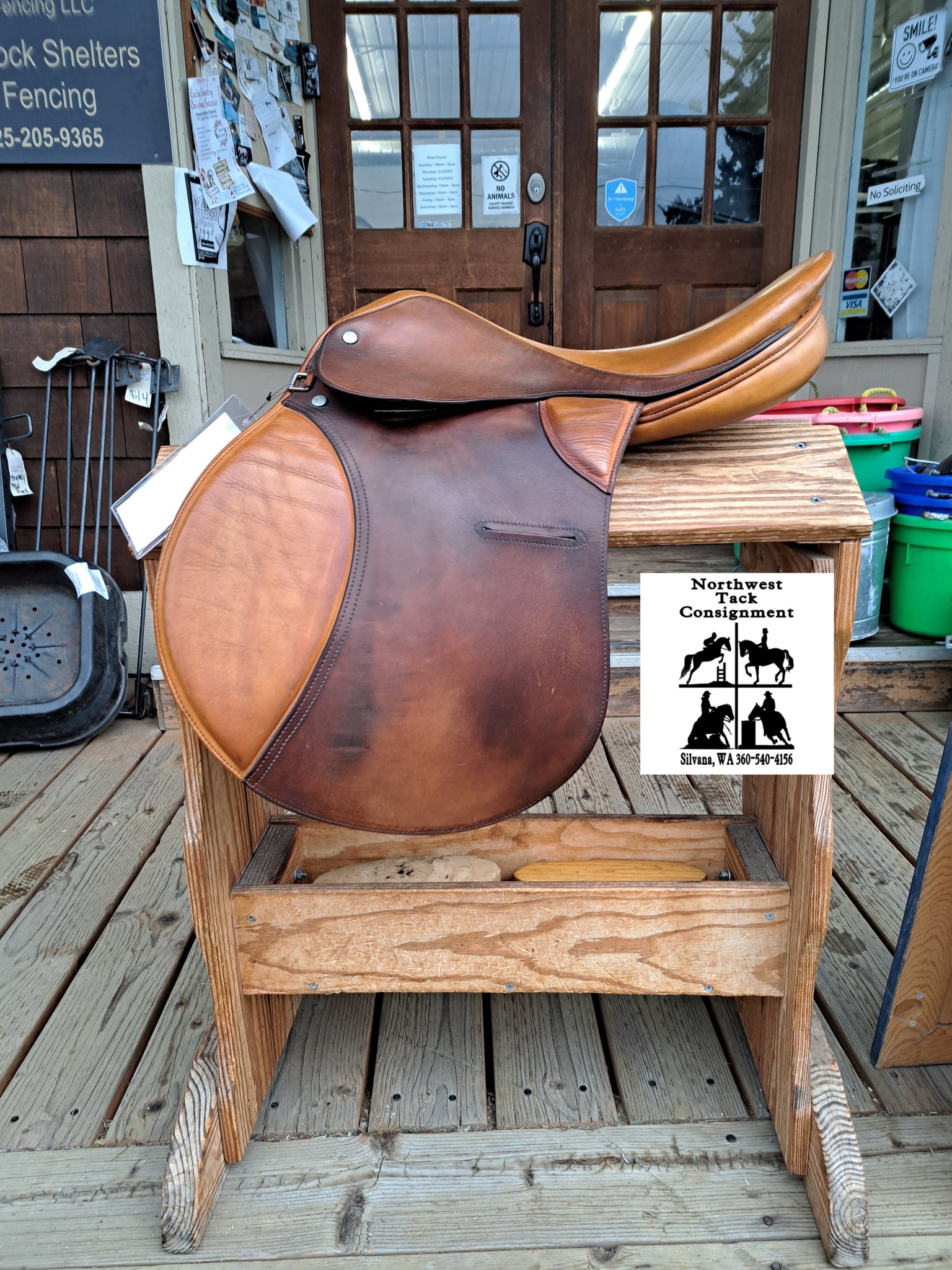 17" Crosby Olympia All Purpose English Saddle