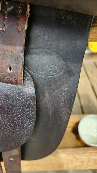 16.5" Collegiate Art All Purpose English Saddle