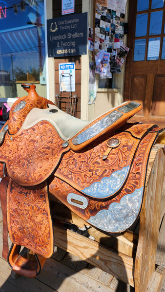 16" Rocking R Western Equitation Show Saddle
