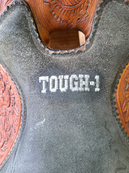 14" Tough 1 Silver Royal Extreme Silver Show Saddle
