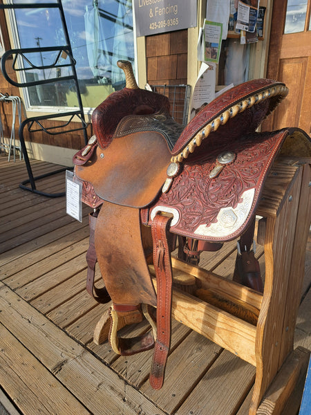 14.5" Billy Cook Barrel Saddle