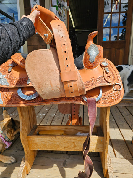 16.5" Randy Paul by Bob's Custom Saddlery Western Equitation Saddle