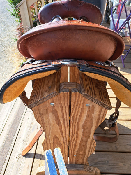16" Circle Y Alpine Flex2 Western Trail Saddle