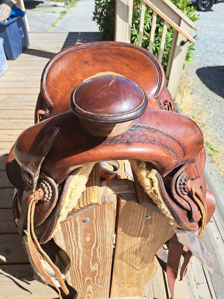 14" George Lawrence Vintage Ranch Saddle