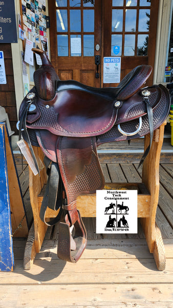 15" Crates Round Skirt Western Trail Saddle