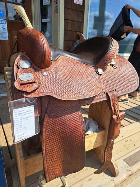 14" Crates Squeak Huber Barrel Racing Saddle