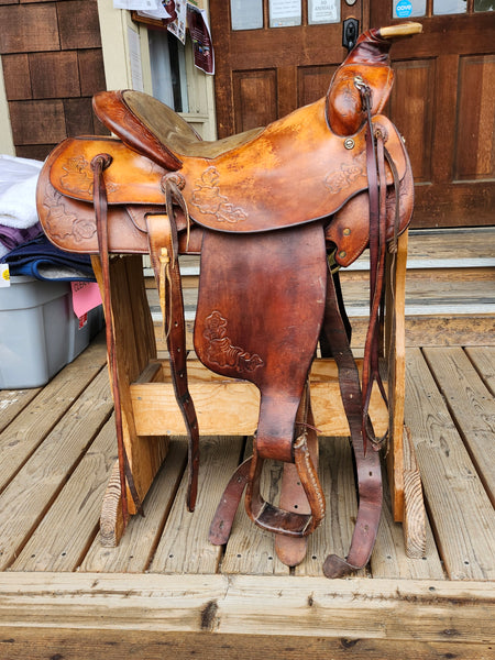 16" Chas Baker Custom Ranch Saddle