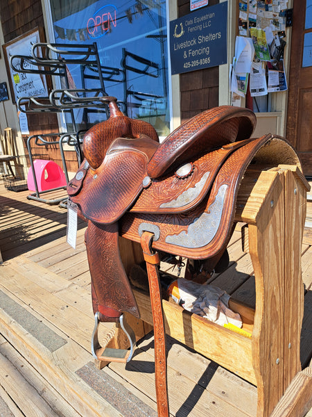 15" Crates Western Equitation Show Saddle
