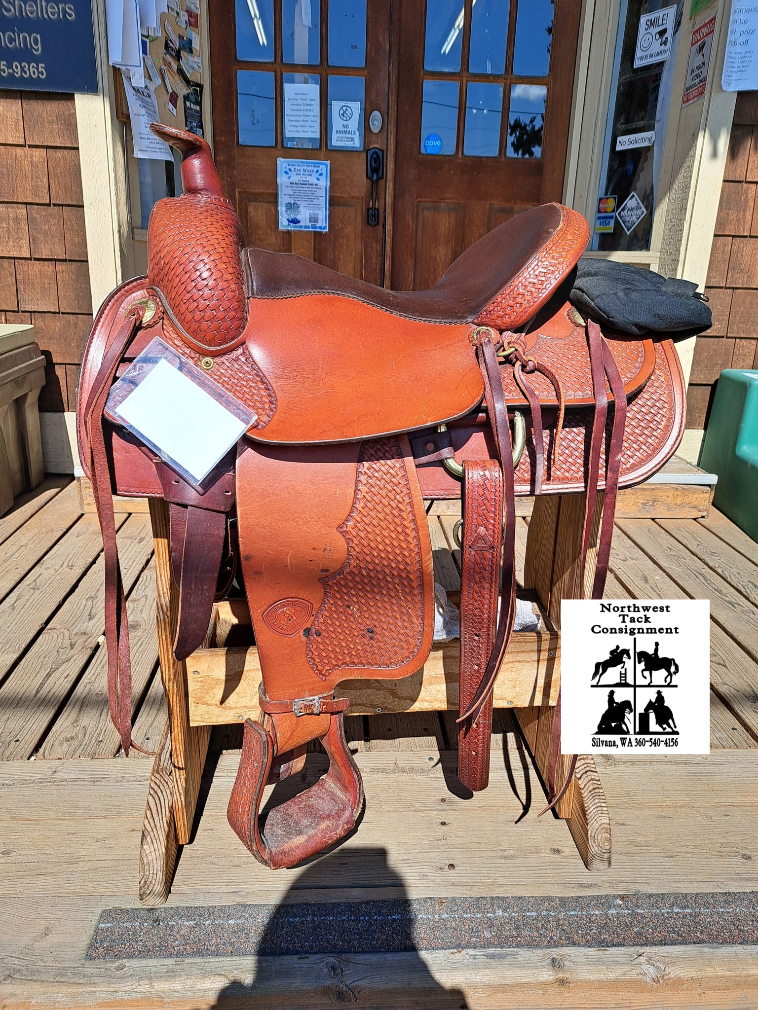 16" Tex Tan Western Trail Saddle