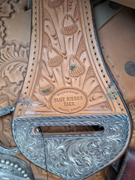 16.5" Blue Ribbon Western Equitation Show Saddle