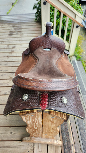 16" Silver Royal Jackpot All Around Western Saddle