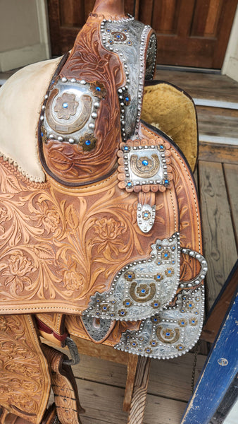 17" Silver Mesa Equitation Saddle