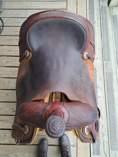 16" SRS Saddlery Cutter Saddle