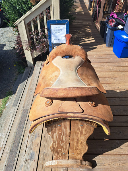 16" Sergeant's Texas Classic Roughout Work Saddle