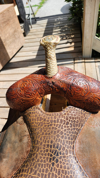 14" Martha Josey Cirlce Y  Barrel saddle