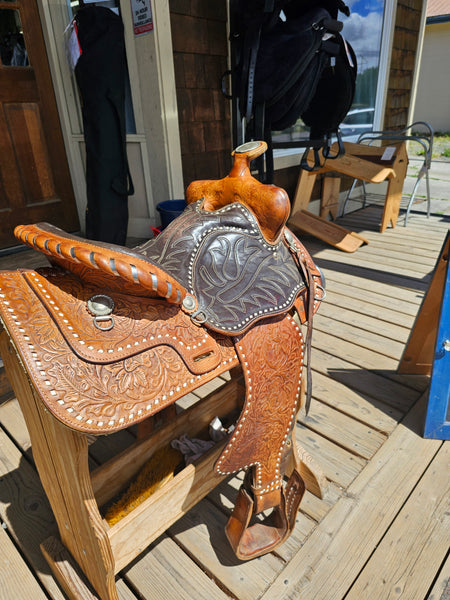 15.5 Simco Western Pleasure Saddle