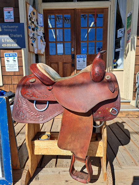 15.5" Dale Chavez Reining Saddle