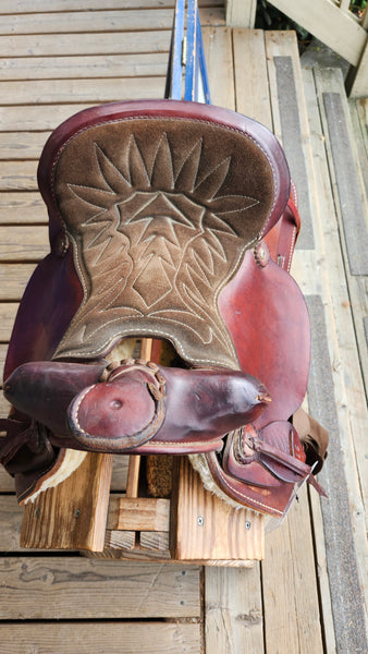 13" American Saddlery General Lee Western Saddle