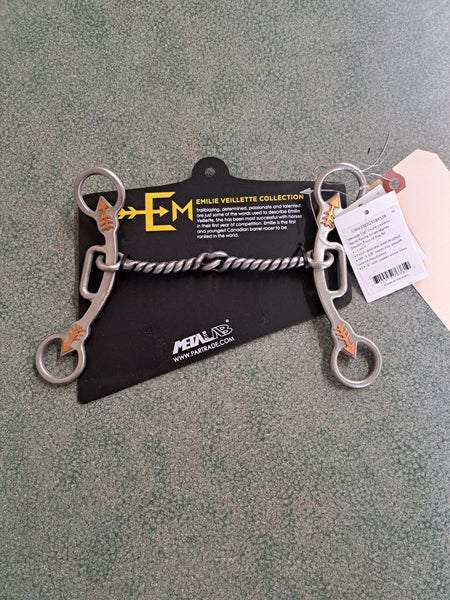 New! 5 1/8" Metalab Twisted Gag Bit