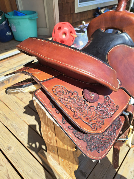 17" Ortho-Flex Western Trail Saddle