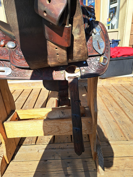 15" Champion Turf Western Equitation Show Saddle