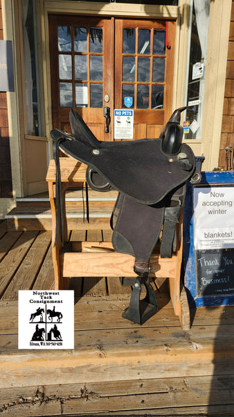 17" Abetta Stealth Flex Cordura Western Saddle