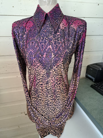 Medium Show Fancy Western Show Shirt
