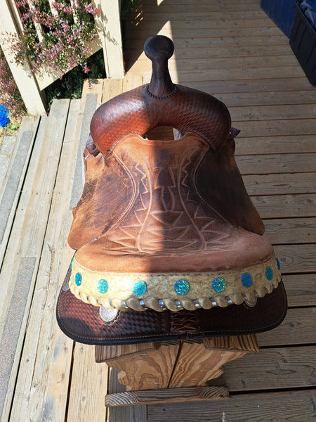 14" Courts Saddle Co Barrel Saddle