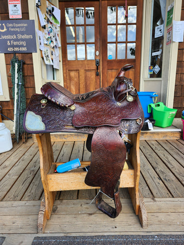 15.5" Hereford Tex Tan Equitation Show Saddle