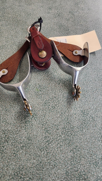 Rowel Spurs W/ Champion Turf Straps