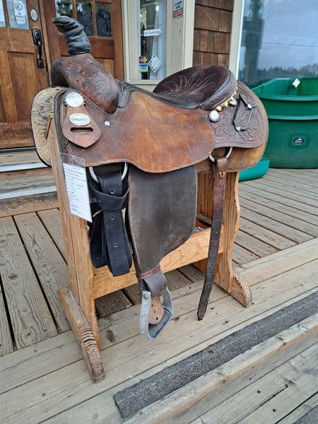 15" Crates Mike Beers Team Roper Saddle