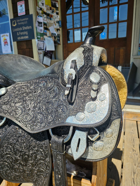 16" Blue Ribbon Western Equitation Show Saddle