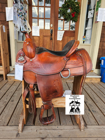 16" Tex Tan Tex-Flex Western Saddle