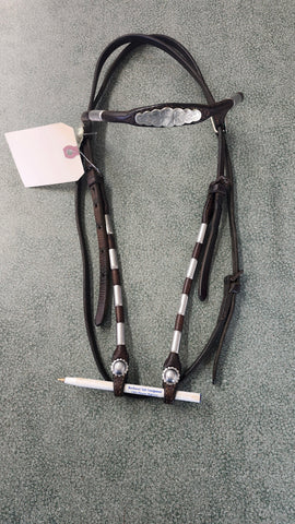 Victor Vintage western Browband with Ferrules