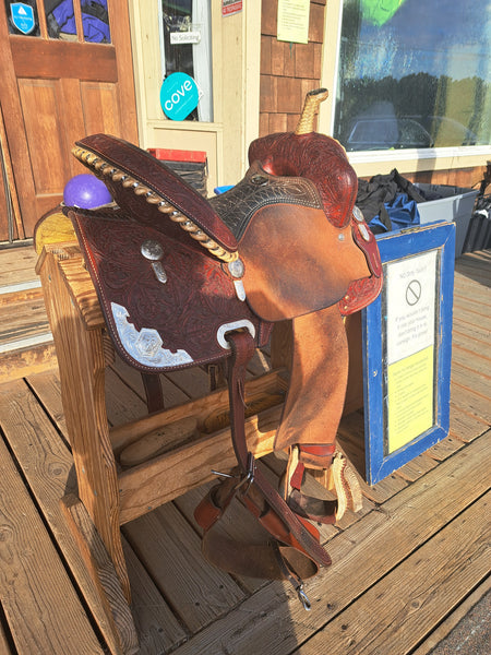 14.5" Billy Cook Barrel Saddle