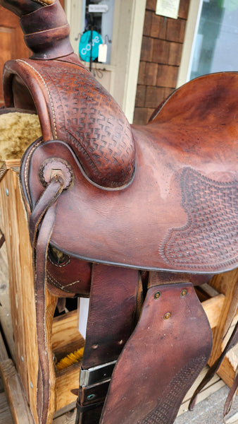 15" John Fallis Forest Service Western Saddle