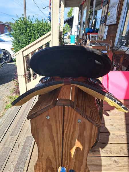 15" Double T Barrel Saddle