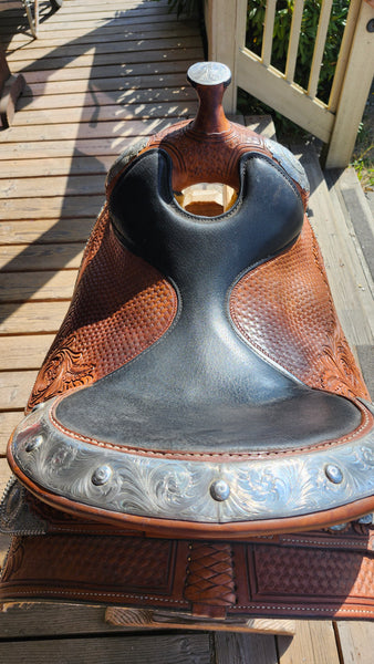 17" Dale Chavez Western Equitation Show Saddle