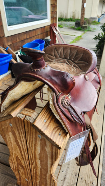 13" American Saddlery General Lee Western Saddle