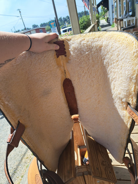 16" Hereford Tex Tan All Around Western Saddle