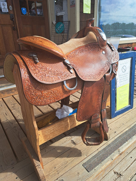 16" Blue Ribbon Western Equitation Show Saddle