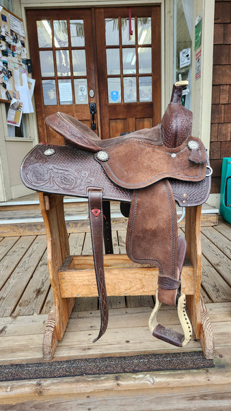 16" Silver Royal Jackpot All Around Western Saddle